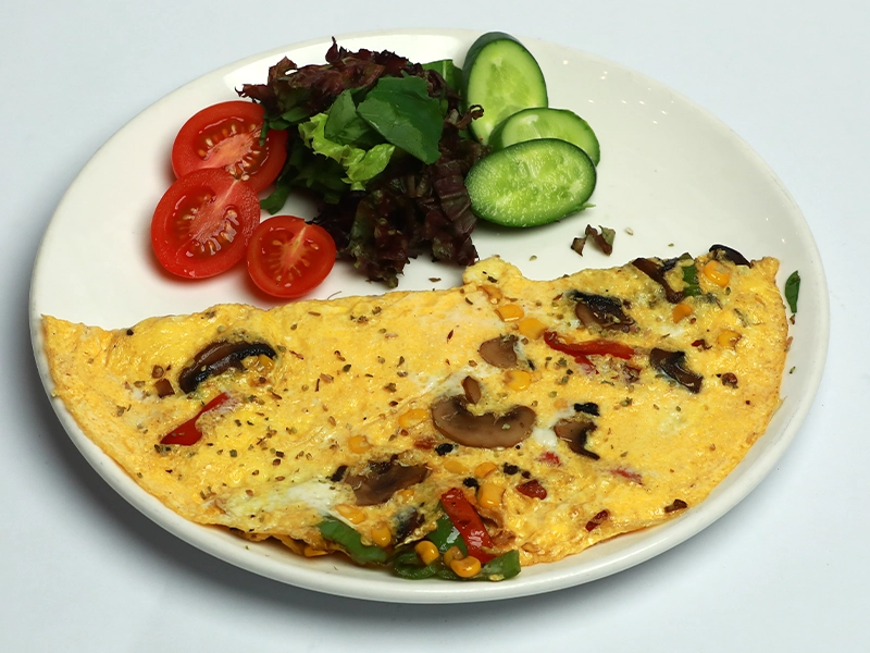 Sebzeli Omlet